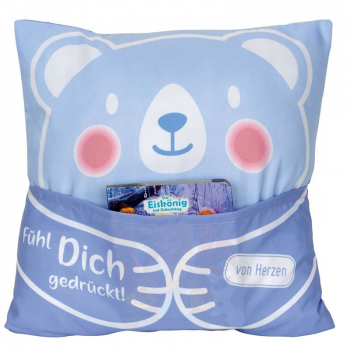 Kissen "Kinderkissen" blau